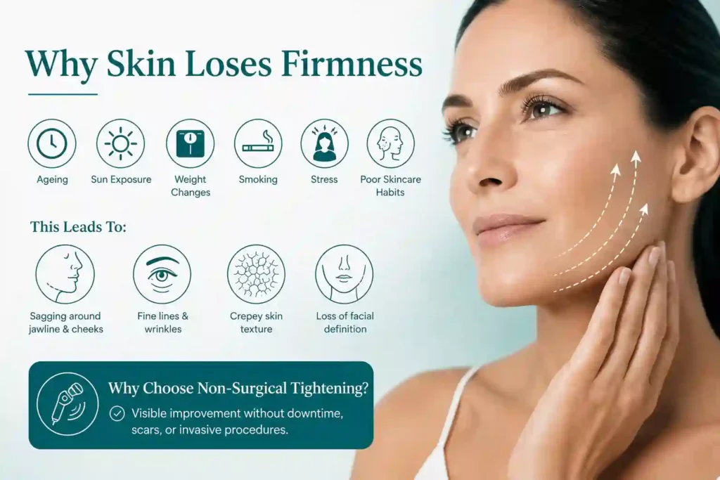 What Makes Skin Lose Firmness and Why Do People Seek Non-Surgical Tightening Bibury?